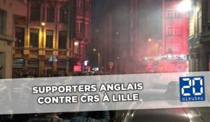 Bataille entre CRS et supporters Anglais à Lille