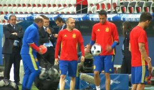 Euro 2016 : L'Espagne se prépare avant le match contre la Turquie