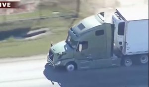 Un camion volé pris en chasse par la police aux Etats-Unis