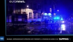 Belgique : Impressionnante opération anti-terroriste, 12 personnes en garde à vue (Vidéo)