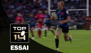 TOP 14 – Toulon - Montpellier : 27-18 - Essai 2 Jesse MOGG (MON) – Demi-finale - Saison 2015-2016