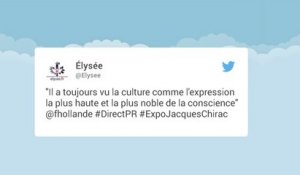 Expo Jacques Chirac : le vibrant hommage de François Hollande à l’ancien président