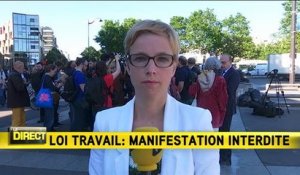 Manifestation interdite : "Les bornes sont réellement dépassées" (C. Autain) - Le 22/06/2016 à 10h40