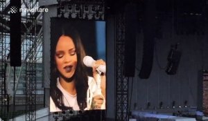 Rihanna 'cries' on stage on first night of UK and Ireland tour
