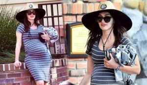 Megan Fox brave la chaleur à Disneyland, malgré sa grossesse