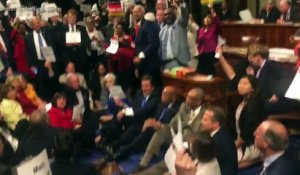 Sit-in des parlementaires démocrates au Congrès