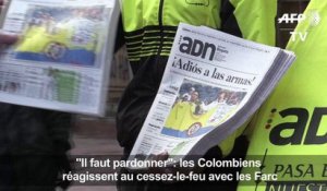"Il faut pardonner": les Colombiens réagissent au cessez-le-feu
