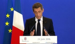 Brexit - Nicolas Sarkozy demande un "nouveau traité" européen