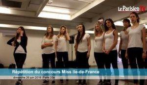 Miss Ile-de-France : dernière répétition