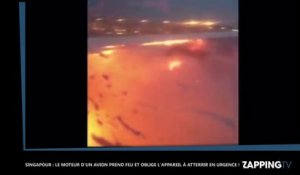 Singapour : Le moteur d’un avion prend feu et oblige l’appareil à atterrir en urgence ! (Vidéo)