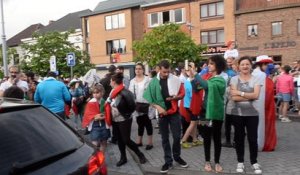 Les italiens ont envahi le Borinage après la victoire contre l'Espagne