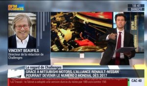 Le regard de Challenges: Grâce à Mitsubishi Motors, l'alliance Renault-Nissan pourrait devenir le numéro 2 mondial dès 2017 - 28/06