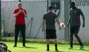 Euro/quart de finale: dernier entrainement pour la Belgique