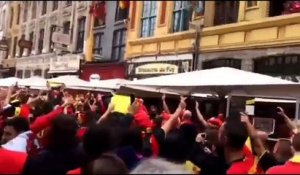 L'ambiance monte à Lille avant Belgique - pays de Galles