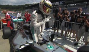 Grand Prix d'Autriche - Résumé des qualifications - Hamilton en pôle, Rosberg 7ème