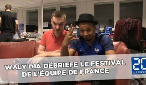 Waly Dia débriefe le festival de l'équipe de France pour 20 Minutes