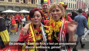 Euro-2016 - Les supporters belges et gallois envahissent Lille