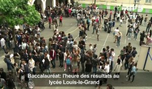 Baccalauréat: l'heure des résultats au lycée Louis-le-Grand
