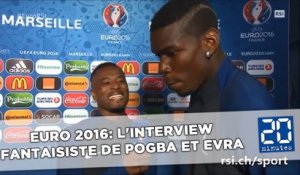 Euro 2016: L'interview fantaisiste de Pogba et Evra