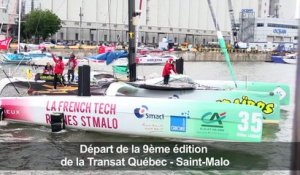 Départ de la 9e édition de la Transat Québec - Saint-Malo