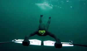 Ce plongeur nage avec des orques tueuses en Norvège !