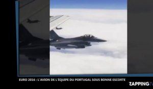Euro 2016 : L’avion de l’équipe du Portugal escorté par des avions de chasse (Vidéo)