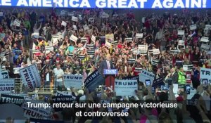 Trump: retour sur une campagne victorieuse et controversée