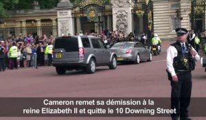 Cameron quitte Downing Street pour la dernière fois