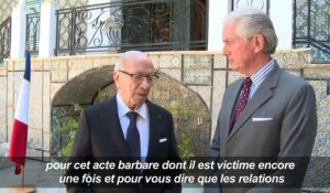 Tunisie: Essebsi présente ses condoléances à l'ambassadeur