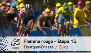 Flamme rouge - Étape 15 (Bourg-en-Bresse / Culoz) - Tour de France 2016