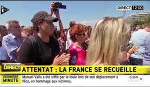Minute de silence sur la promenade des Anglais à Nice et dans toute la France