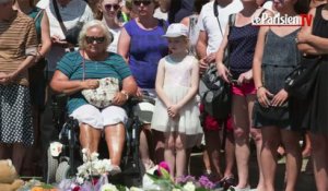 Attentat de Nice : des larmes pour la minute de silence