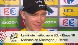 La minute maillot jaune LCL - Étape 16 (Moirans-en-Montagne / Berne) - Tour de France 2016