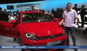 Genève 2013 - La Volkswagen Golf GTI : des chevaux en plus, des cheveux en moins ?