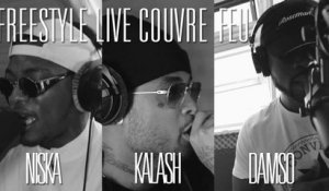 Freestyle KALASH, NISKA & DAMSO dans Couvre Feu (OKLM Radio)