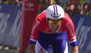 18e étape : Dumoulin prend provisoirement la tête du chrono