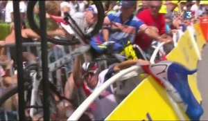 Tour de France : accident d'Oliver Naesen