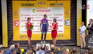 Tour de France 2016 - 19è étape - Remise du prix de la combativité