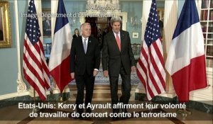 Etats-Unis: Rencontre entre Ayrault et Kerry