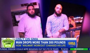 Il perd 136 kg grâce à ce qu'il a appelé 'l'entraînement du supermarché'