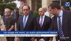 Prise d'otages dans une église à Rouen: «Deux terroristes se réclamant de Daesh» selon François Hollande