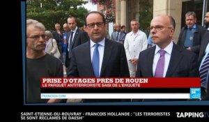 Saint-Etienne-du-Rouvray - François Hollande : "Les deux terroristes se sont réclamés de Daesh"