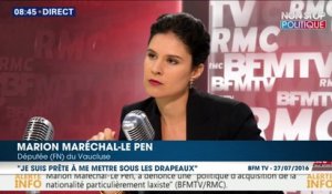 Marion Maréchal-Le Pen annonce s'engager dans la réserve opérationnelle