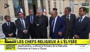 François Hollande a reçu les représentants des cultes