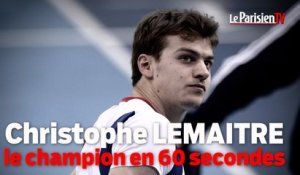 Rio 2016 : découvrez Christophe Lemaitre en 60 secondes