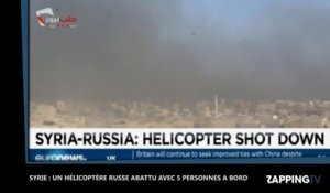Syrie : Un hélicoptère Russe abattu avec 5 personnes à bord (Vidéo)