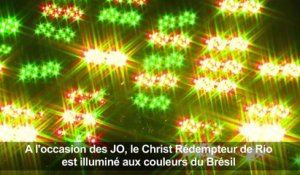JO: le Christ Rédempteur illuminé aux couleurs du Brésil