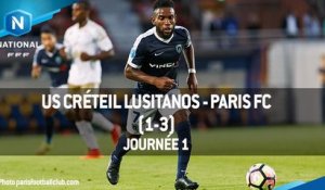 J1 : US CRÉTEIL LUSITANOS - PARIS FC (1-3), LE RÉSUMÉ