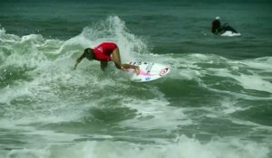Pauline Ado, la surfeuse d'Hendaye au World Surfing Games 2016 du Costa Rica