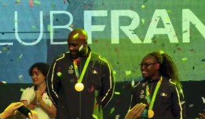 Rio-2016: Teddy Riner accueilli en héros au Club France